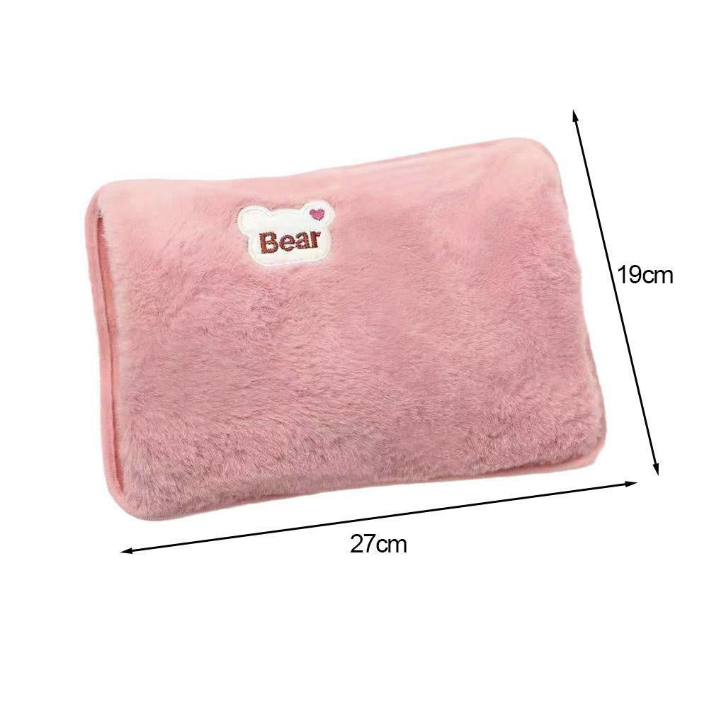 Rechargeable Electric Hot Water Bottle Bed Hand Warmer Massaging Heat Cozy Pad
