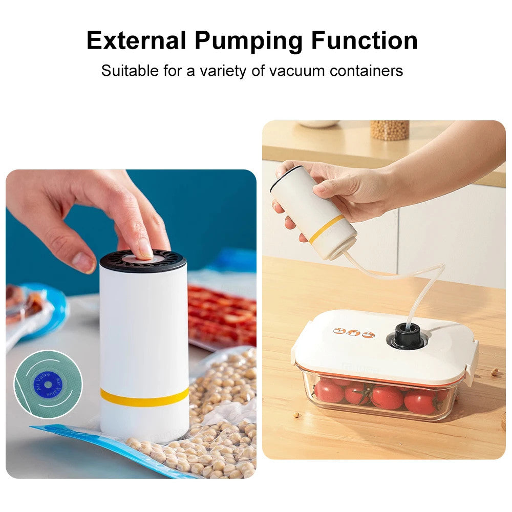 Electric Vacuum Air Pump Portable Space Saver For Clothing Vacuum Storage Bags