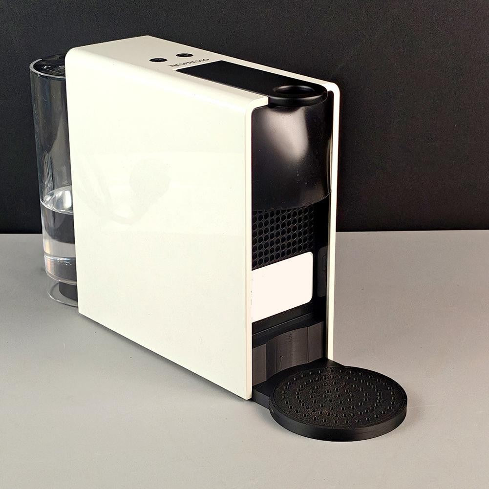 Nespresso-Compatible Compact Drip Tray and Coaster Set for Small Espresso Units
