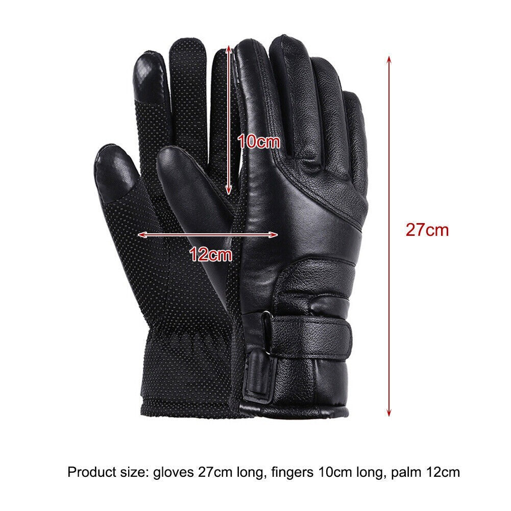 Electric Heated Gloves Portable USB Heated Gloves Touchscreen Hand Warmer Gloves