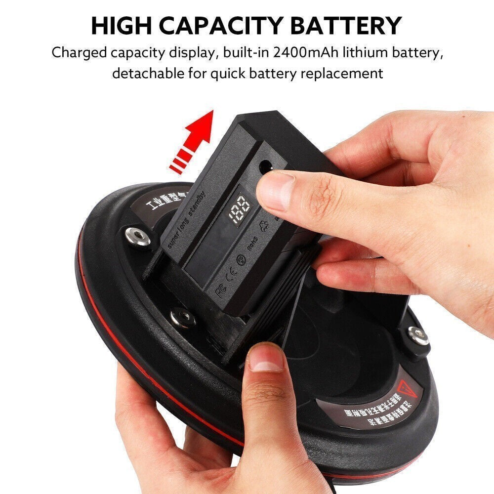 Electric Vacuum Suction Cup Heavy Duty Lifter for Granite Glass Drywall Tile~