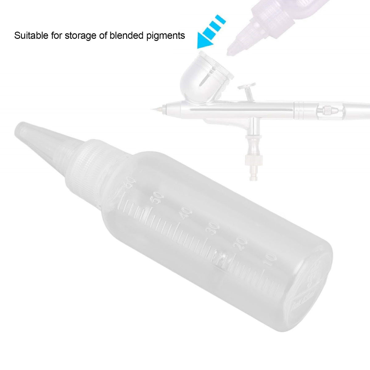 Airbrush Paint Jar Airbrush Paint Bottle With Ball 10pcs 60ml With Ball For