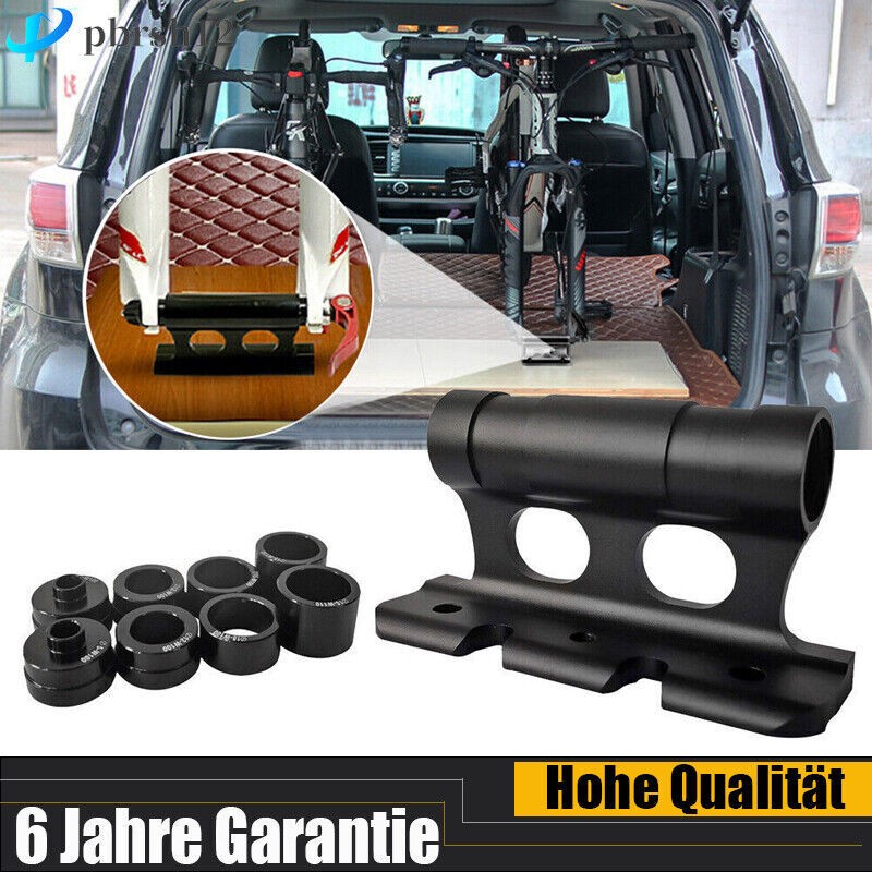 MTB Bike Car Roof Mount Rack Fork Mount Block Quick Release Thru Axle Carrier