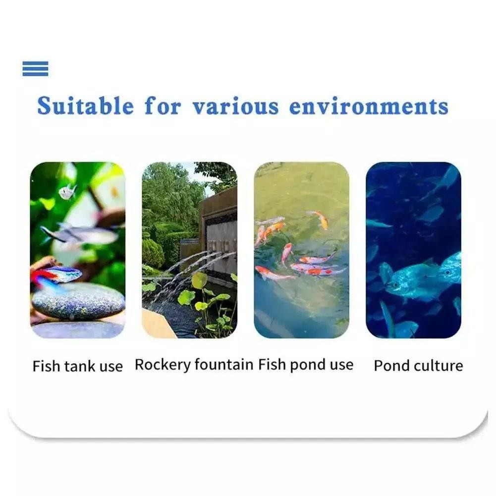 Waterproof Submersible Fish Tank UV-C Light Aquarium Water Clean Sterilizer Lamp