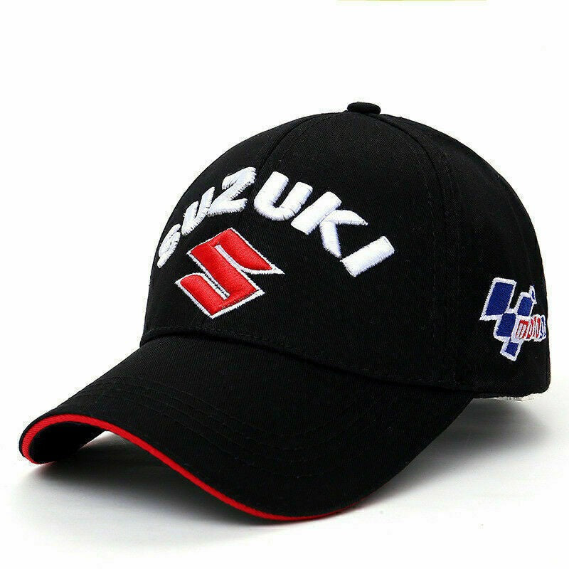 Outdoor Motorsport Racing Baseball Cap Embroidered Motorcycle Adjustable Hat