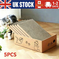 5X Cat Box Scratcher Scratching Board Heavy Duty Corrugated Cardboard Kitten UK