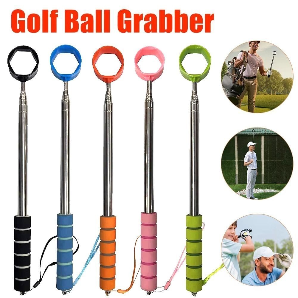 1pc Extendable Golf Ball Grabber Golf Ball Picker Telescopic Golf Ball Retriever