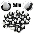 50x Side Door Moulding Panel Trim Clips Plastic For Citroen Relay Peugeot Boxer