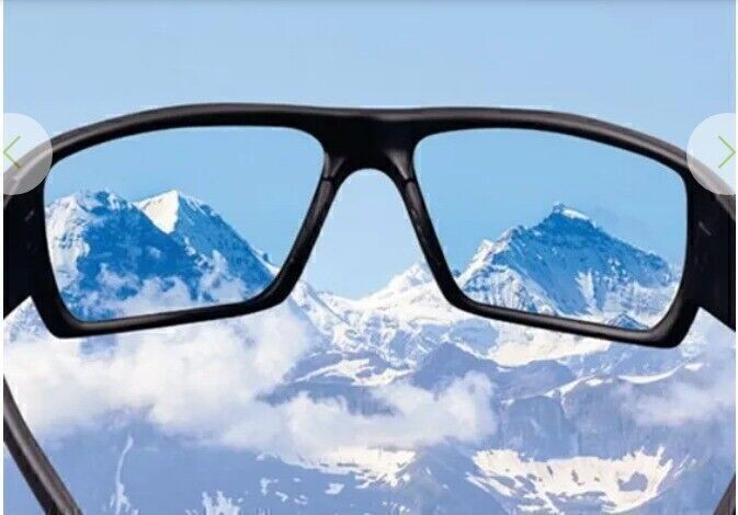 2pcs Men UV400 Cycling Fishing Wrap Goggle Polarized Sports Sunglasses