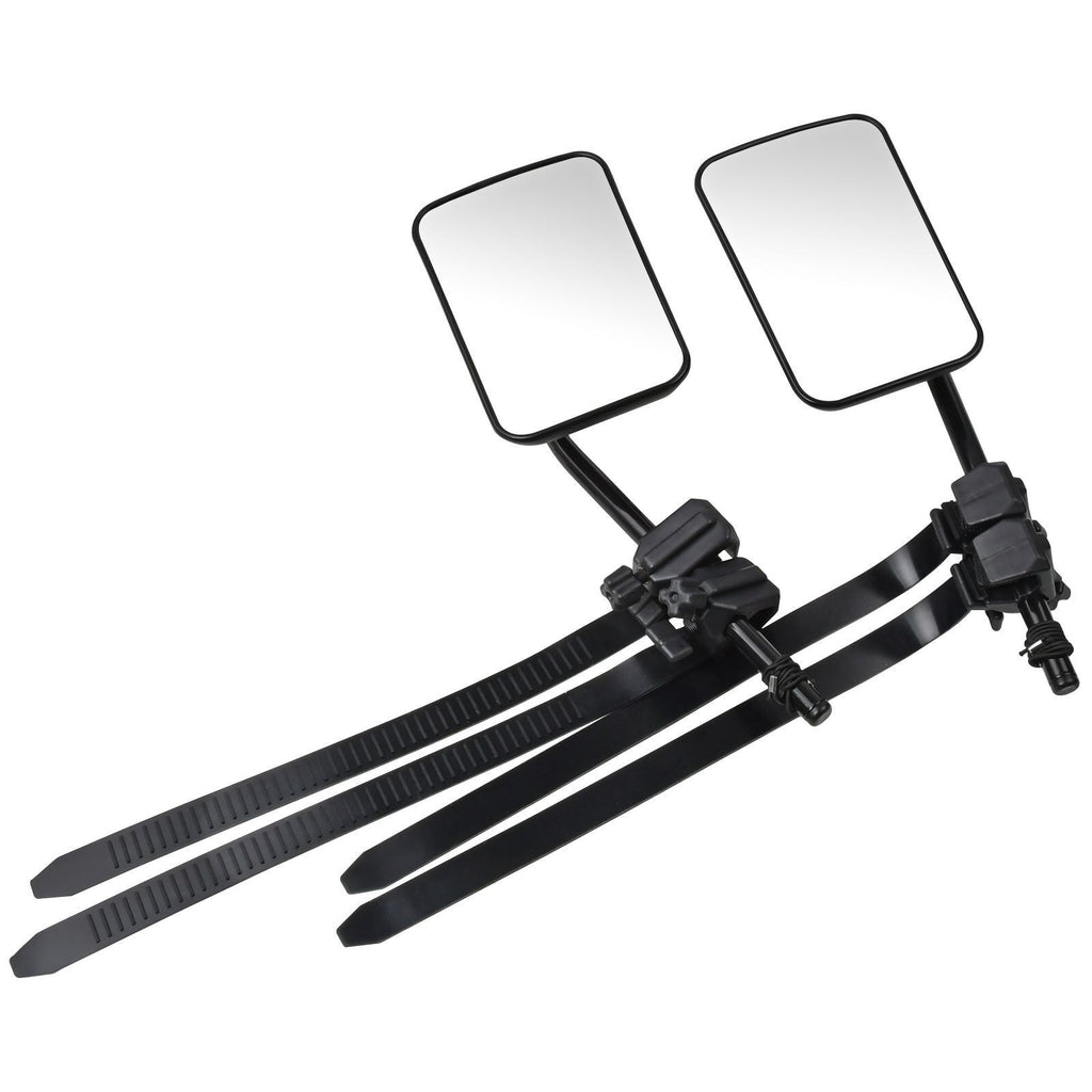 2x Flat Caravan Towing Mirrors for Cars Universal Wing Mirrors Extension Mirror