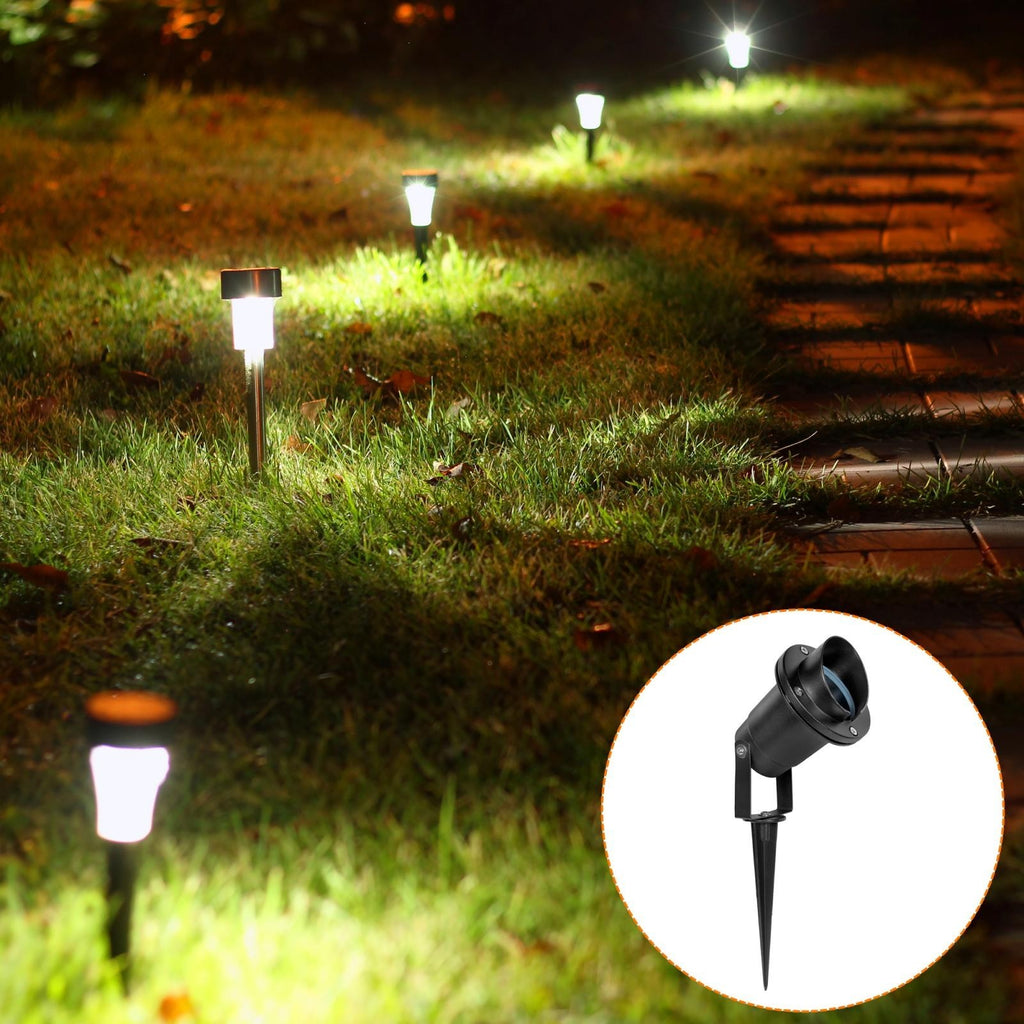 3pcs Floodlight Ground Stake 1.38x6.30Inch Spikes for LED Flood Light Aluminum
