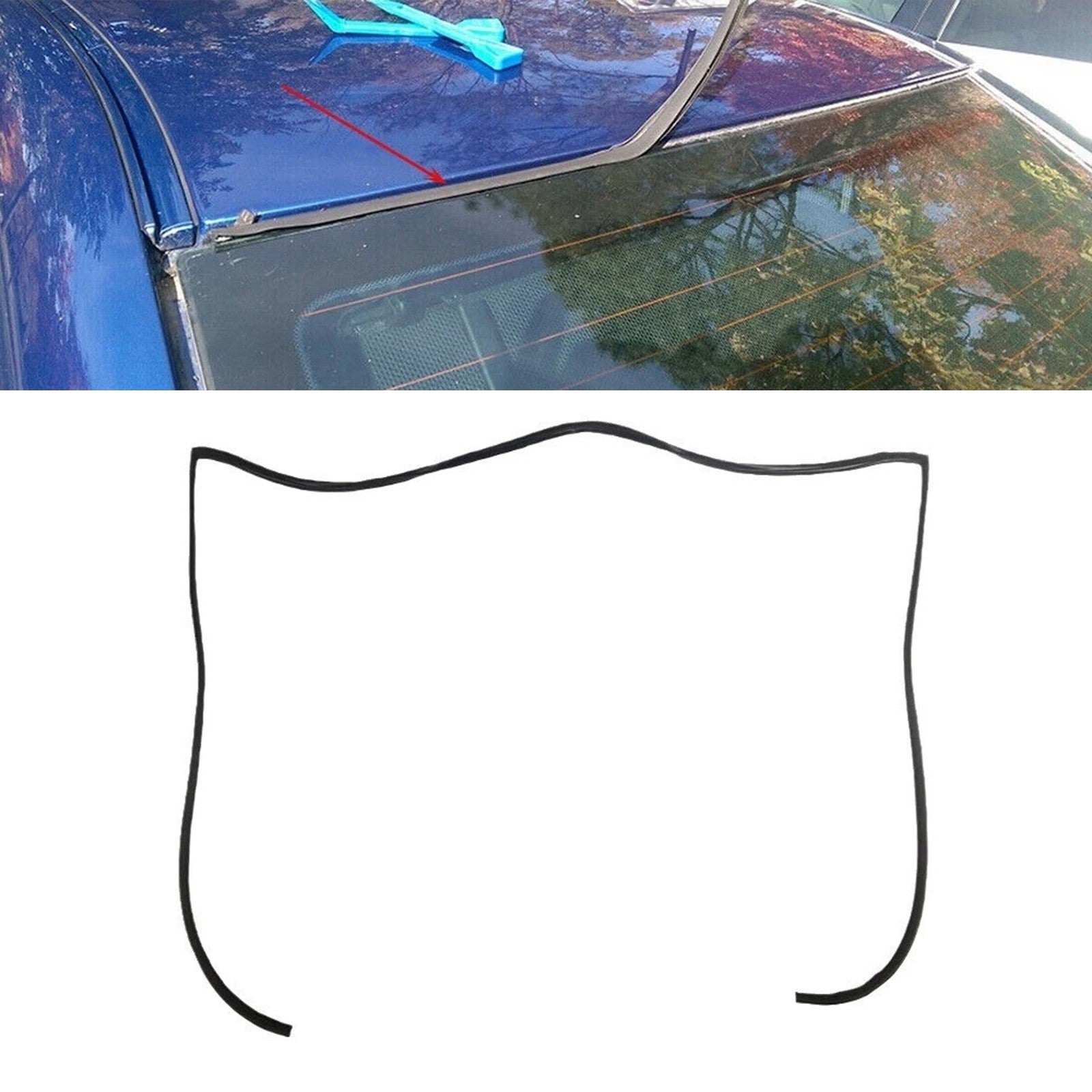 Rear Window Upper Molding Trim Seal 51317027916 For BMW 5 Series E60 UK