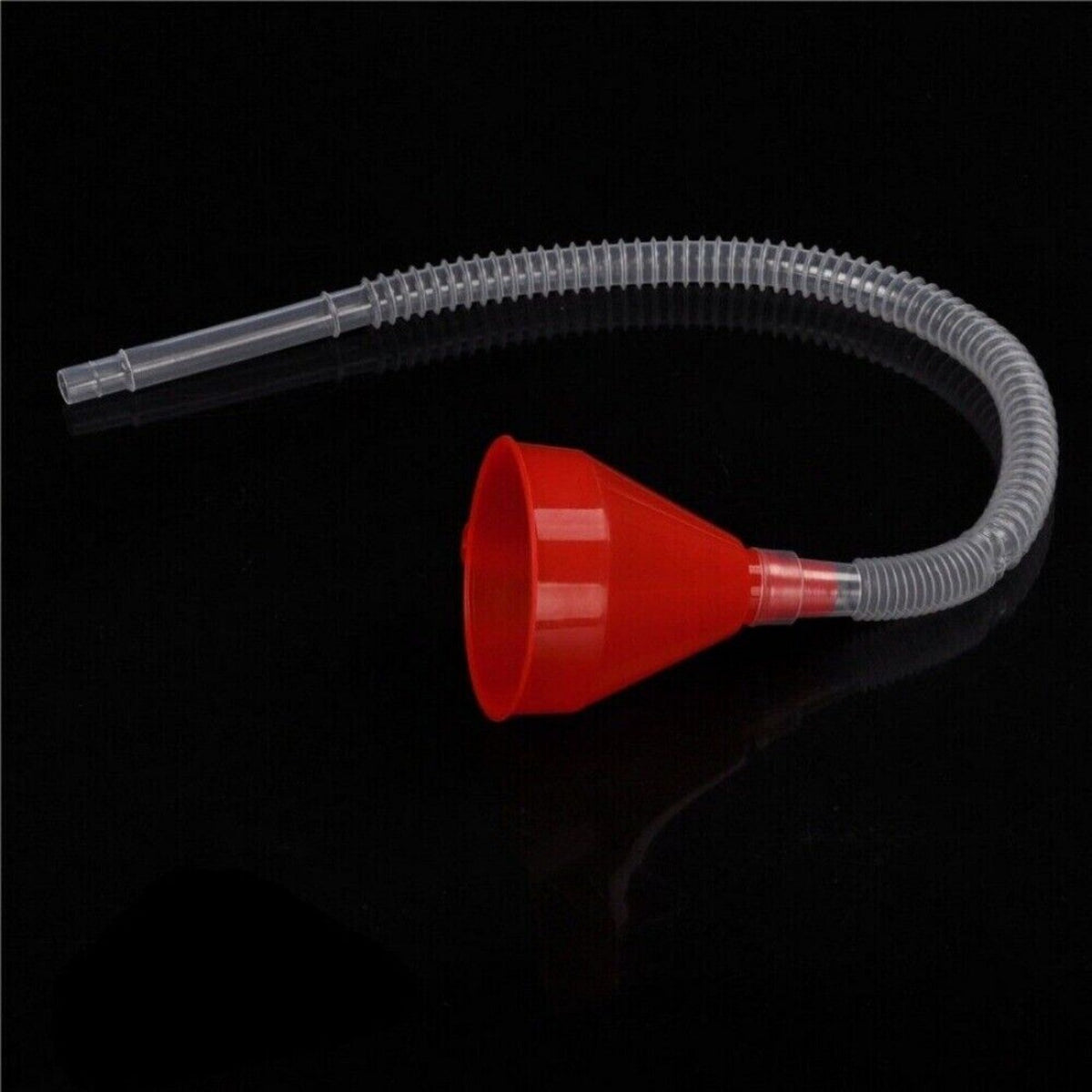 Soft Vehicle Filling Funnel With Transparent Pipe Pour Liquid Tool Plastic