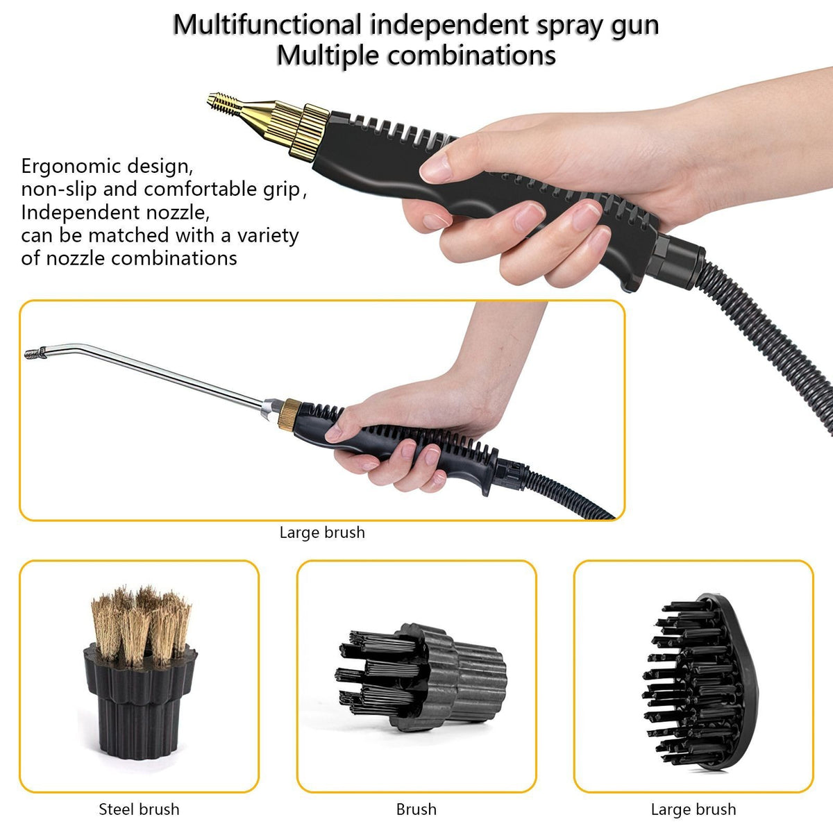 2500W Portable Handheld Steam Cleaner High Temperature Steam Cleaning-Machine UK