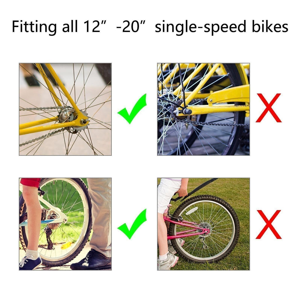Universal Kids Bike Bicycle LED Training Wheels Stabilisers For 12-20 Inch Cycle
