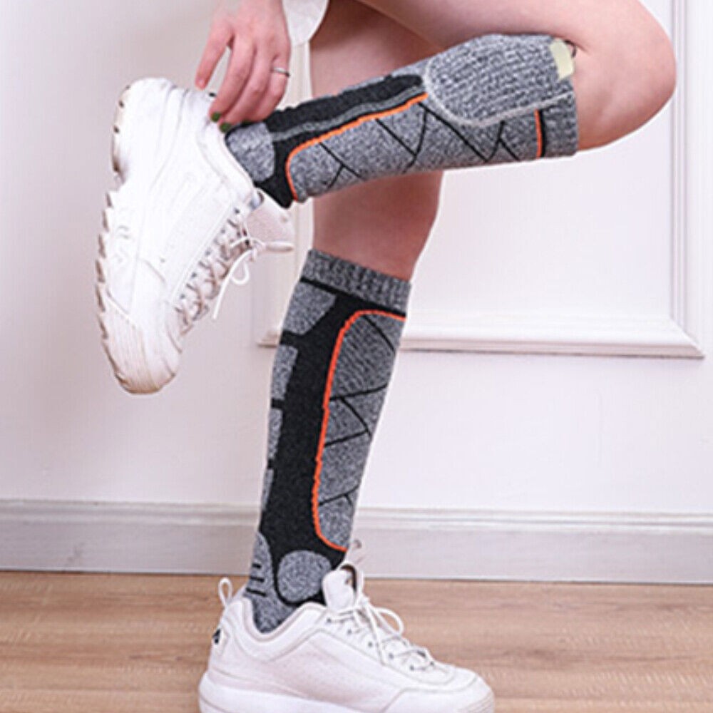 5000mAh Electric Heated Socks Foot Winter Warmer Sock Rechargeable Battery Power