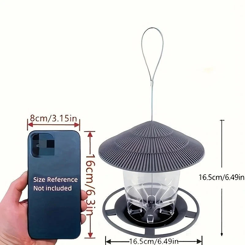 Hanging Spinning Squirrel Proof Wild Bird Feeder Portable Seed Feeder Garden UK