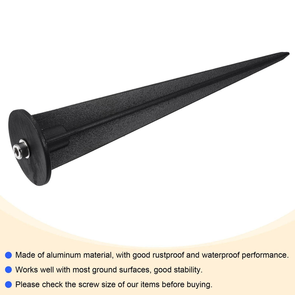 3pcs Floodlight Ground Stake 1.38x6.30Inch Spikes for LED Flood Light Aluminum