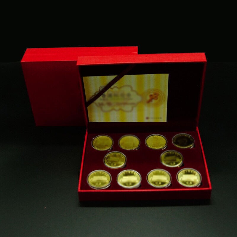 10-Slot Coin Collection Display Box, Storage Holder Case for 27-30mm Coins