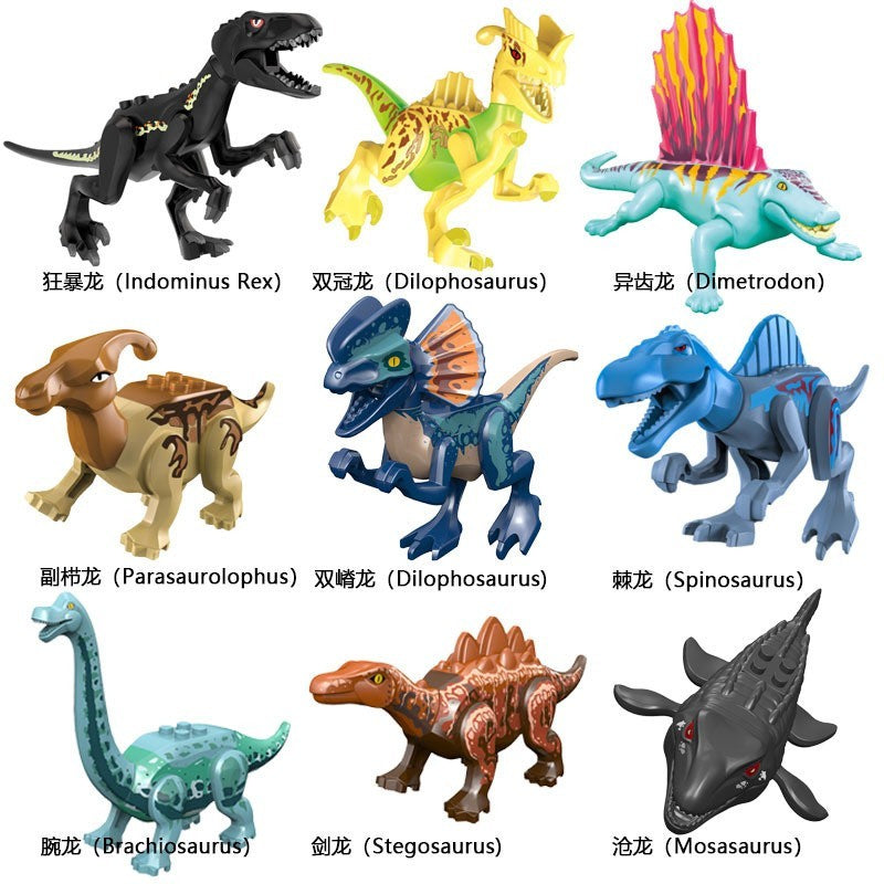20Pcs Dinos fit Jurassic World Lego Dinosaur Tyrannosaurus TRex Park Raptor