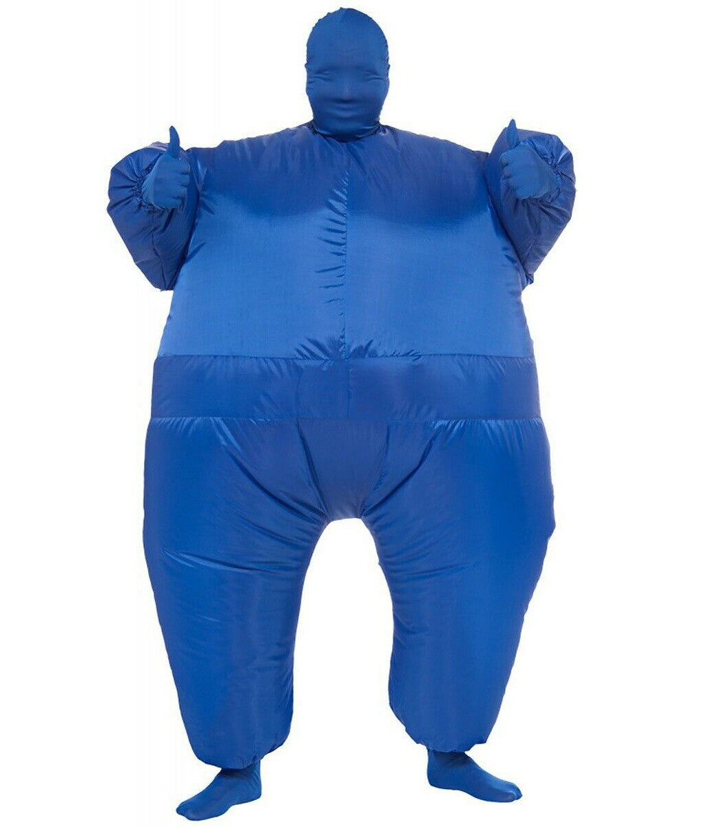 Adult Inflatable Suit Fat Suit Costume Fat Chub Sumo Blow Up Fancy Dress Costume
