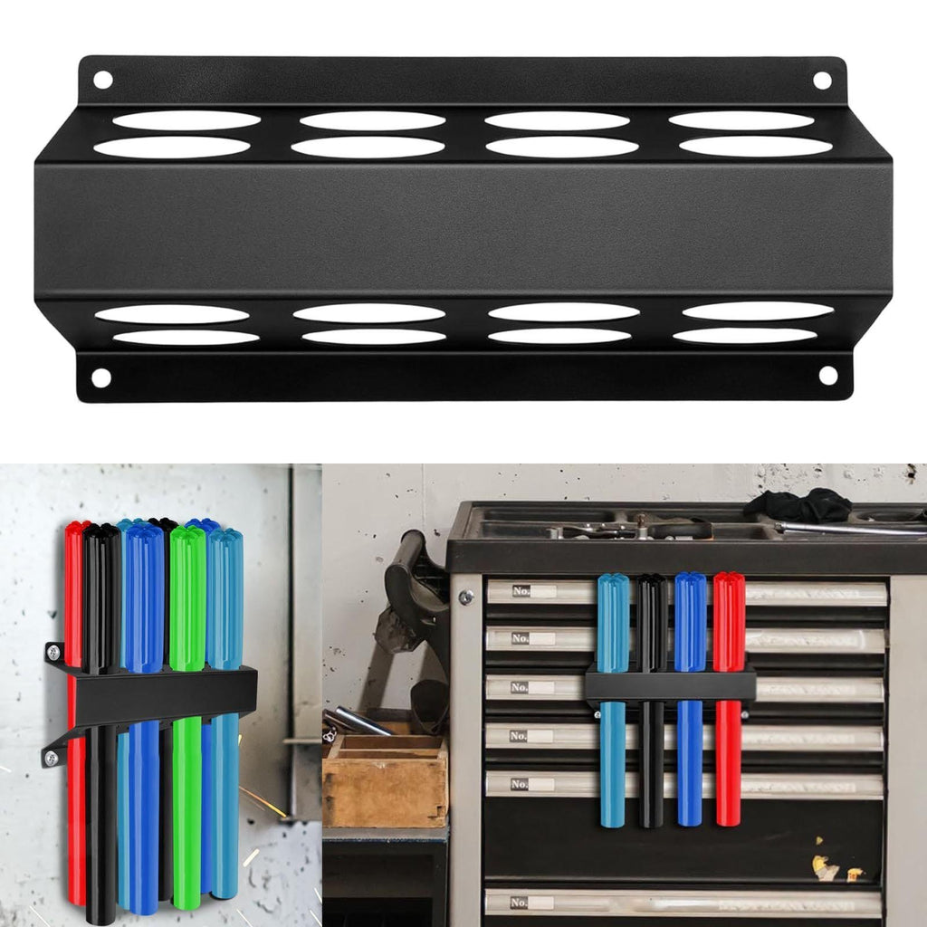 Wall-mounted TIG Electrode Holder, Metal Storage Tube Rack, Container Shelf.