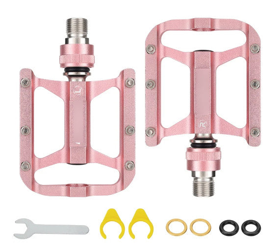 Folding Bike Pedals Quick Release Alloy Pedals Triple Bearings