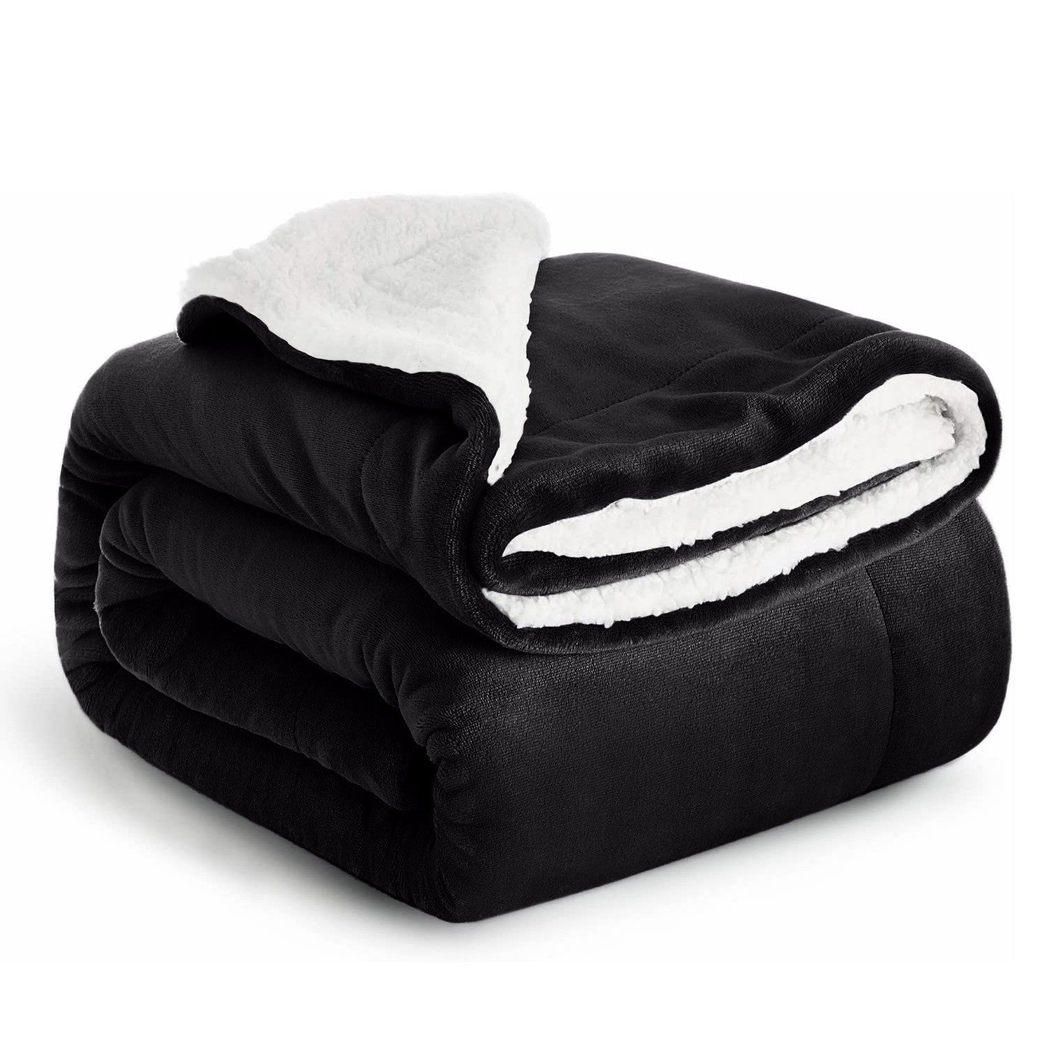 480 GSM Luxury Heavy Sherpa Blanket Warm Faux Fur Mink Sofa Bed Fleece Throw UK