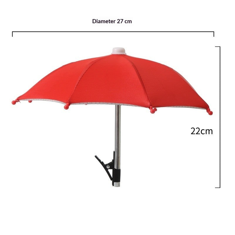Phone Holder Umbrella Clip Outdoor Umbrella Phone Mount