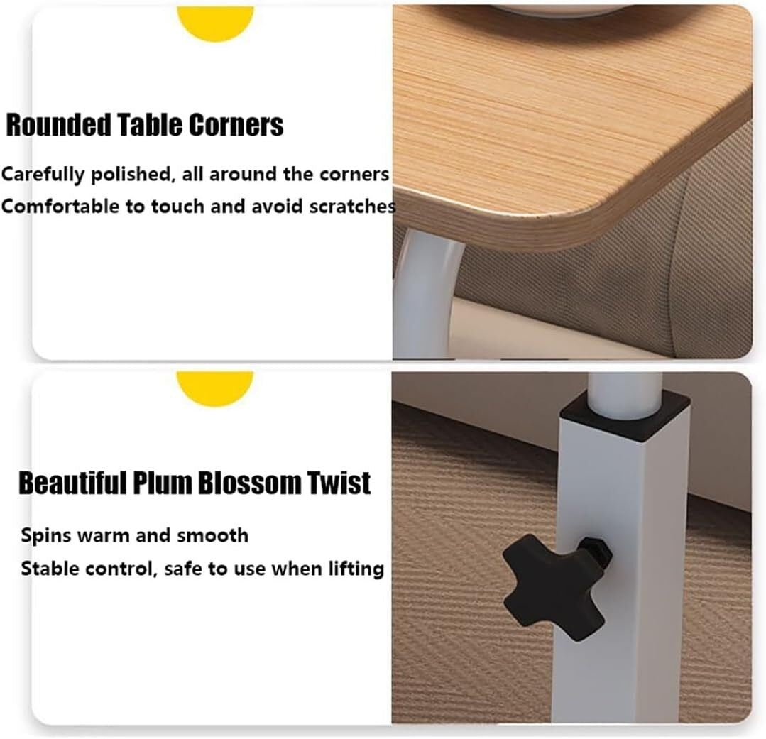Adjustable Laptop Table Stand Folding Desk Bed Computer Study Portable Sofa Tray
