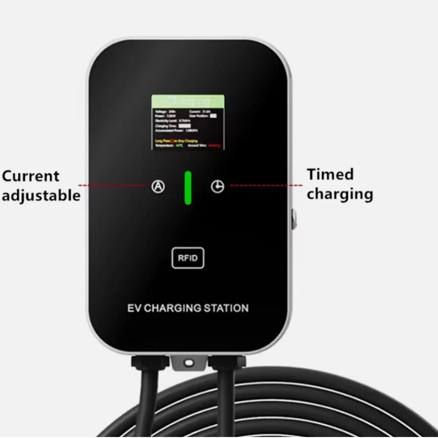 32A 7KW EV Charger Type 2 Electric Car Charging Station With 5M Cable UK