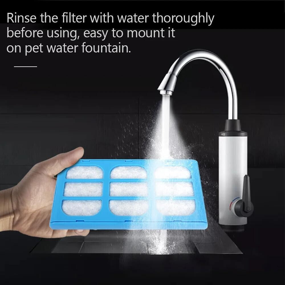 12PC Water Filter Cartridges Set For PET MATE Cat Mate Pet Fountains Replacement