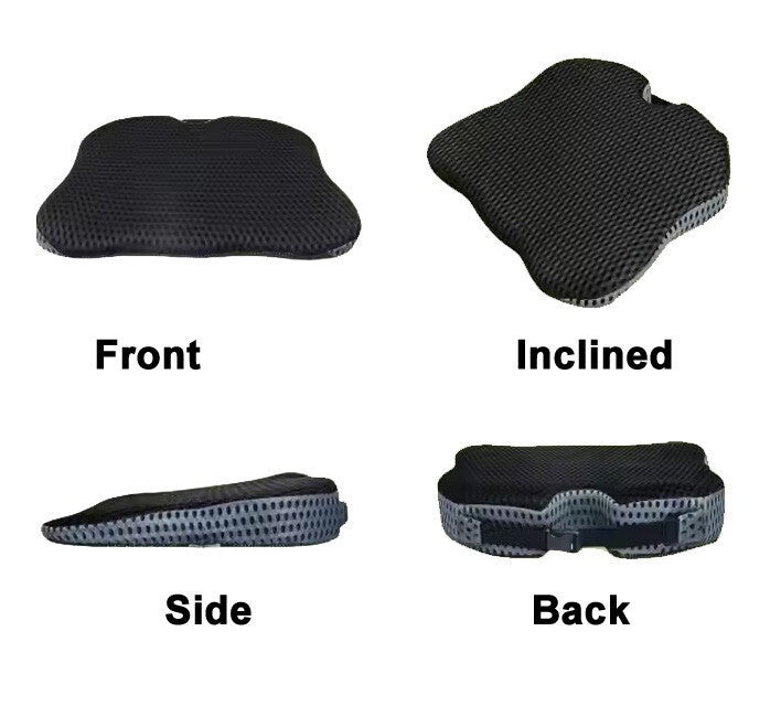 Universal Car Seat Cushion Thick Wedge Memory Foam Office Chair Pad Mat