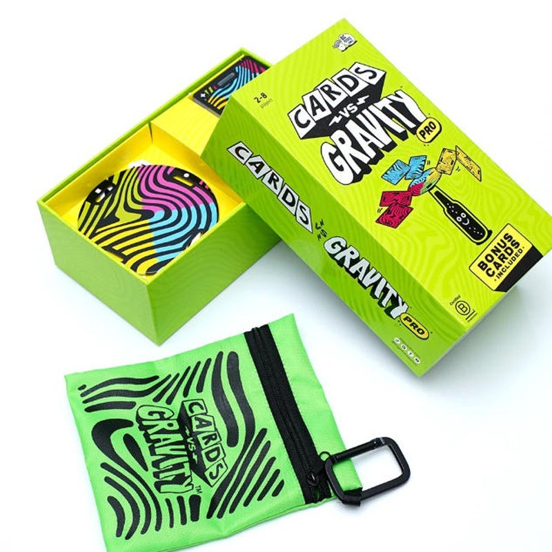 Cards vs. Gravity Pro The Gravity Defying Card-Balancing Game 2-8 Players Family