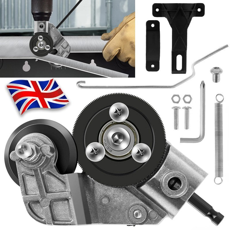 Electric Drill Shears Plate Cutter Attachment Metal Sheet Cutter Nibbler Saw UK