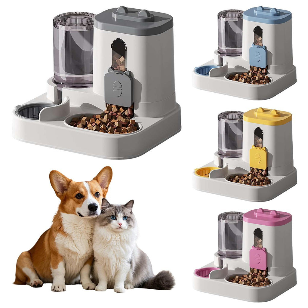 Pet Dog Puppy Food Dispenser Automatic Cat Feeder Water Dispenser Dry Wet