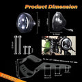 7 Inch LED Motorcycle Headlight W/ Housing Bracket Hi/Lo Beam For Harley