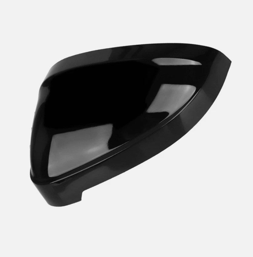 2x Gloss Black Wing Mirror Cover Caps For 2016-2023 Audi A4 S4 A5 S5 RS5 RS4 B9