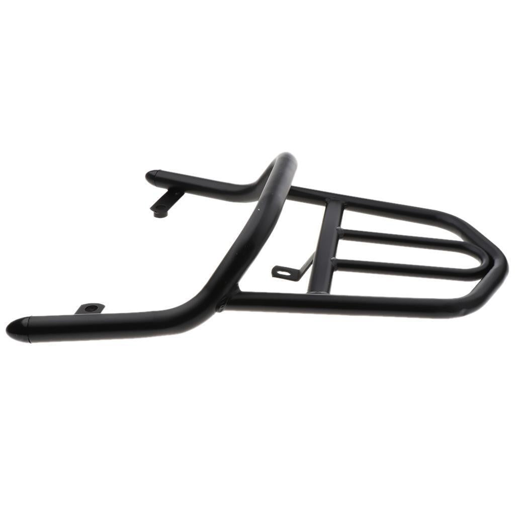 Rear Luggage Carrier Rack for , Metal Motorcycle Accessories Black