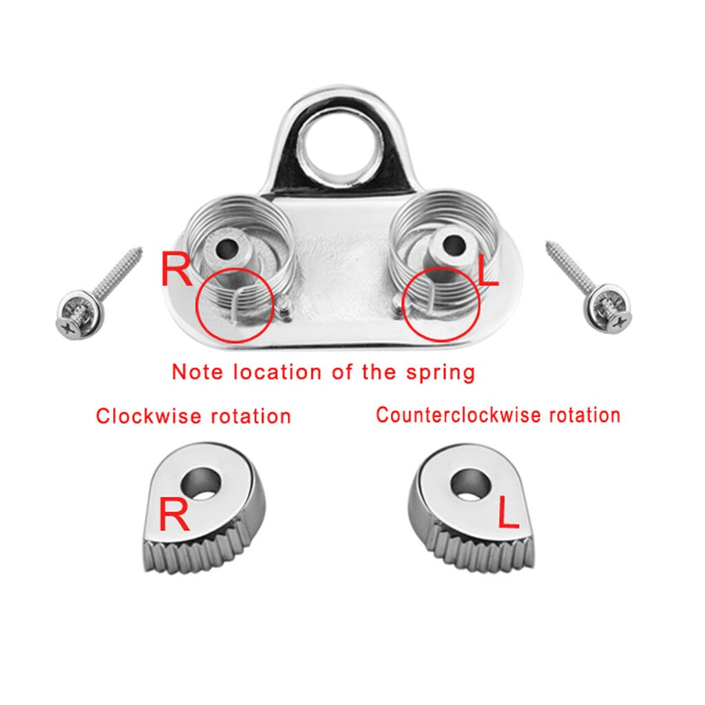 Marine Boat Stainless Steel 3-15mm Rope Junior Clam Cleat Jam Cleat