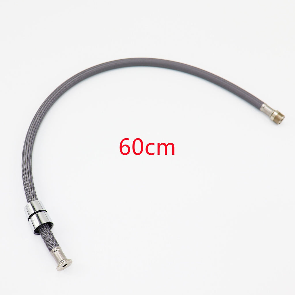 50/60Cm F1/2 M15*1 Pull Out Faucet Hose Nylon Braided Flexible Water Hose fo