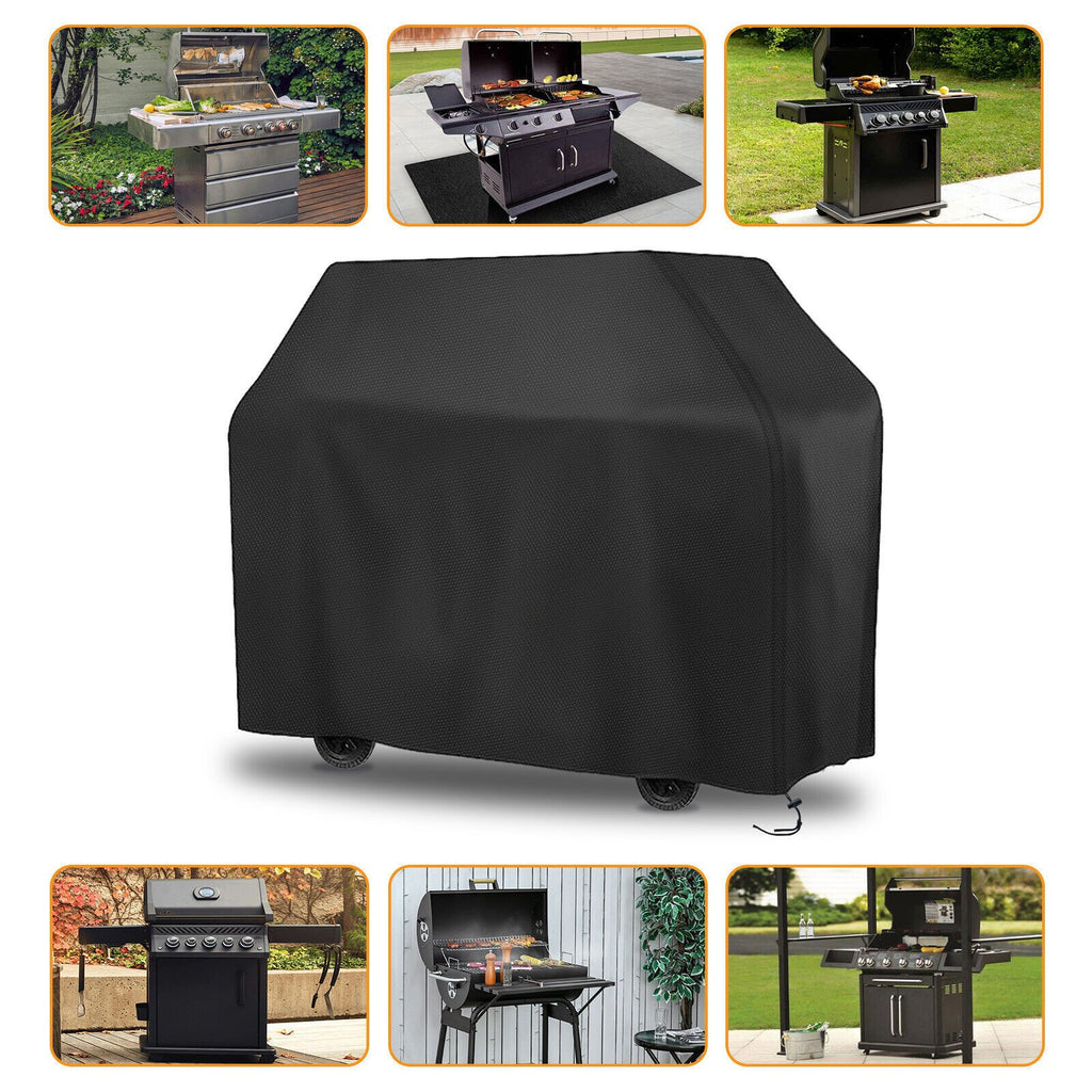 Heavy Duty BBQ Cover Waterproof Barbecue Grill Protector Outdoor 145X61X117CM
