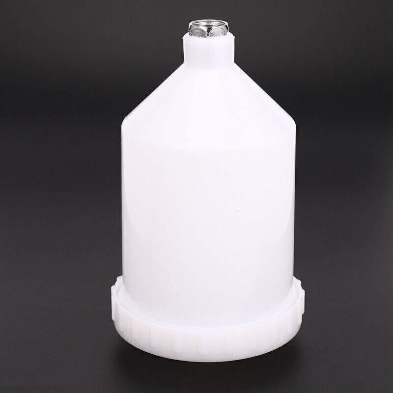 600ML Gravity Paint Spray Gun Cup Pot Replacement For Devilbiss Pro Pri FLG