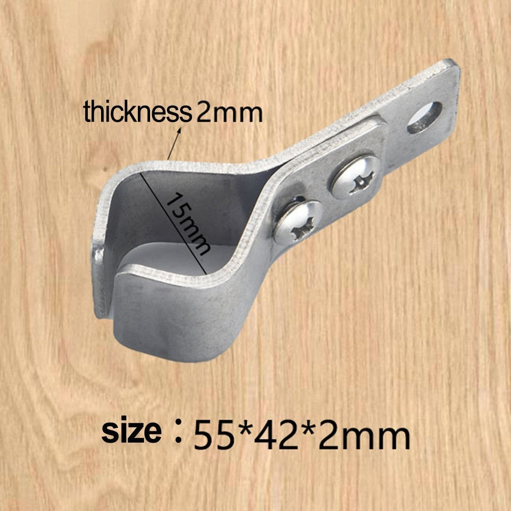 SS304 Stainless Steel Adjustable Clamps for Sunshade Net Installation 10pcs Set