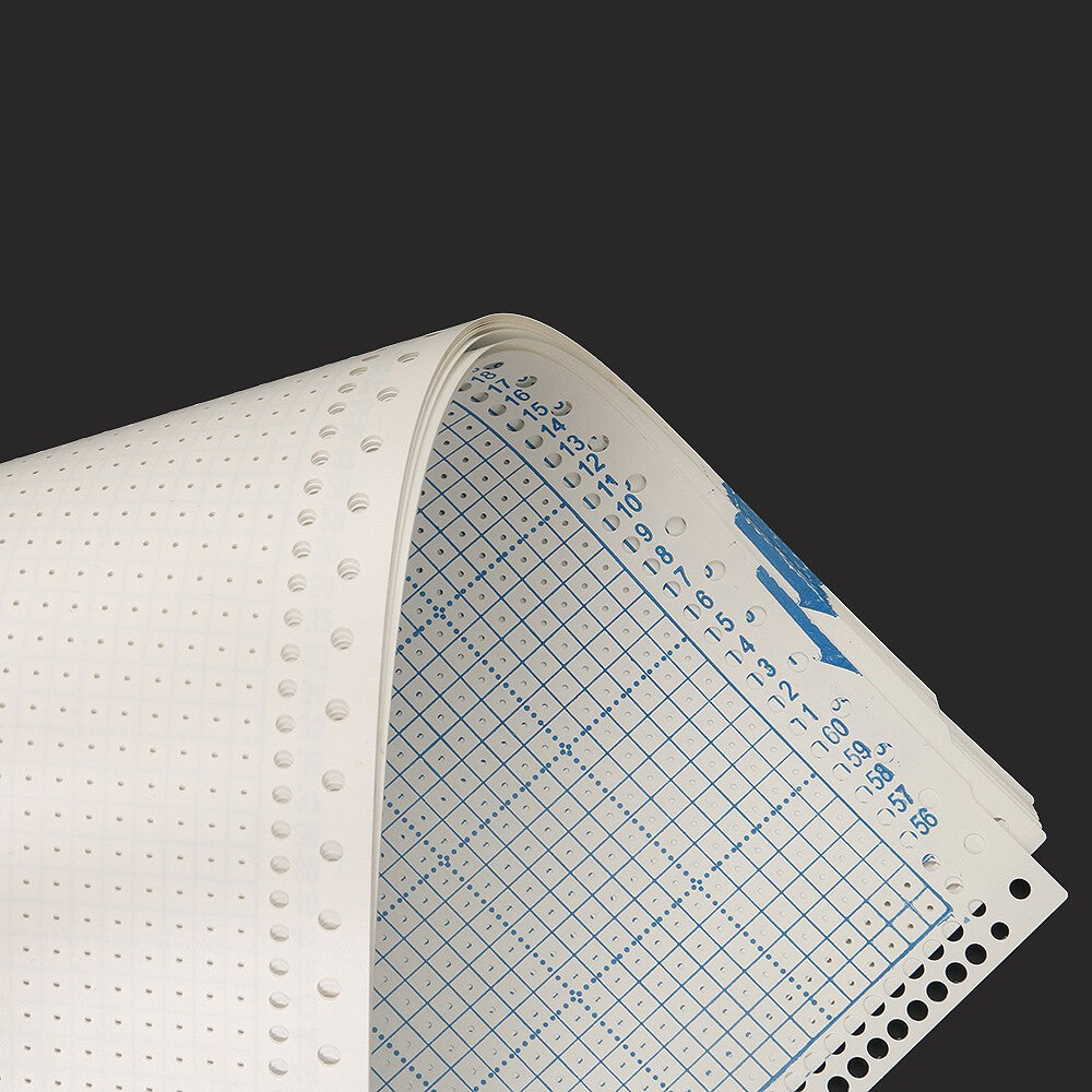 10PCS Blank Punch Card 24 Stitch for Brother Singer Silver Reed Knitting Machine