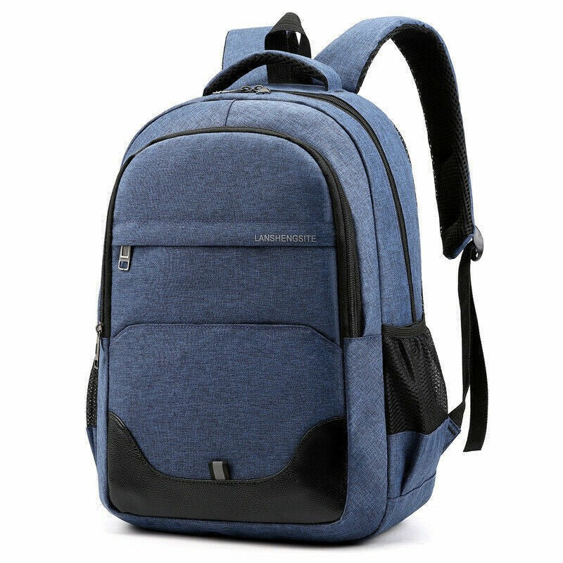 Mens Backpack Rucksack Black Bag School Sport Work Large Travel Hiking Laptop