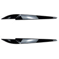F15 Headlight Cover Eyelid Gloss Black Eyebrow for BMW F15 X5 F16 X6 2014-2018