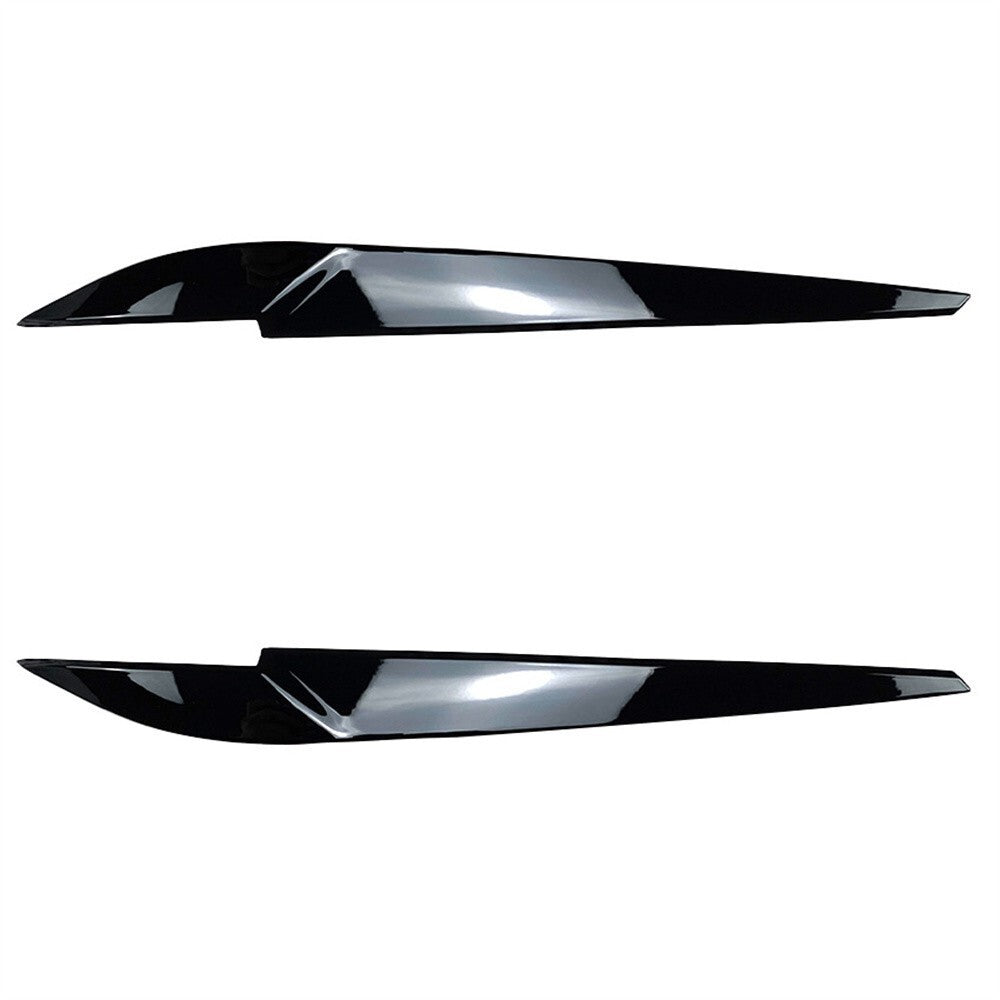 F15 Headlight Cover Eyelid Gloss Black Eyebrow for BMW F15 X5 F16 X6 2014-2018
