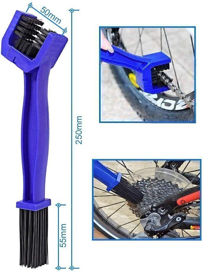 4PCS Bicycle Chain Cleaner Cycling Cleaning Brushes Wash Tools Kit Mountain Bike