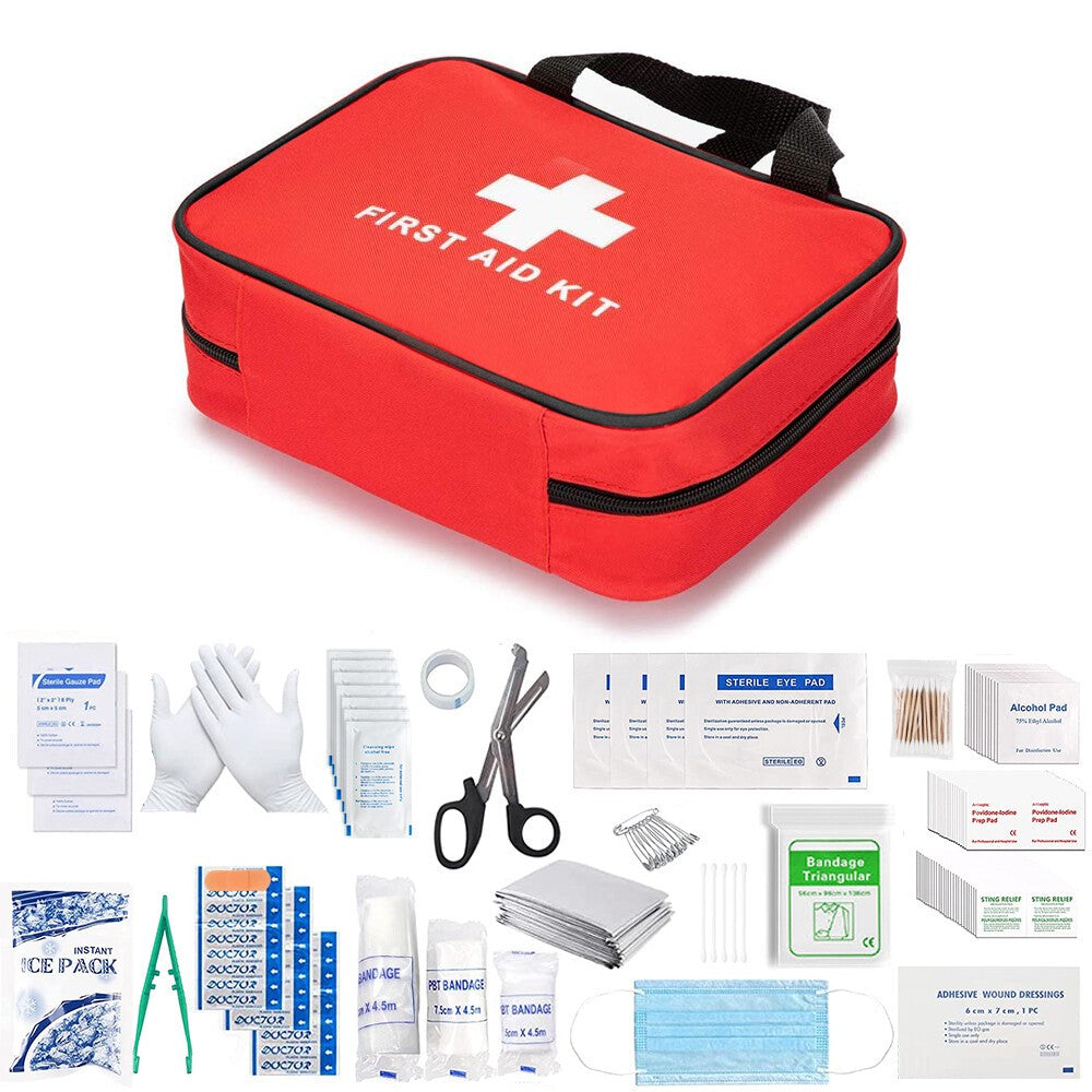 391 PIECE FIRST AID KIT BAG -MEDICAL EMERGENCY KIT. TRAVEL, HOME, CAR, WORKPLACE